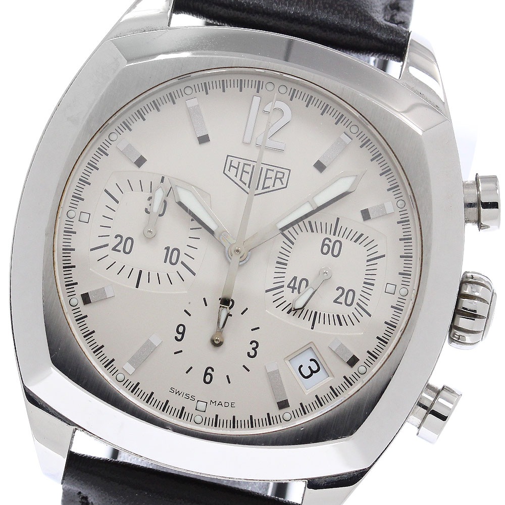 タグホイヤー TAG HEUER CR2111 モンツァ デイト クロノグラフ 自動巻き メンズ 良品 _959425【中古】