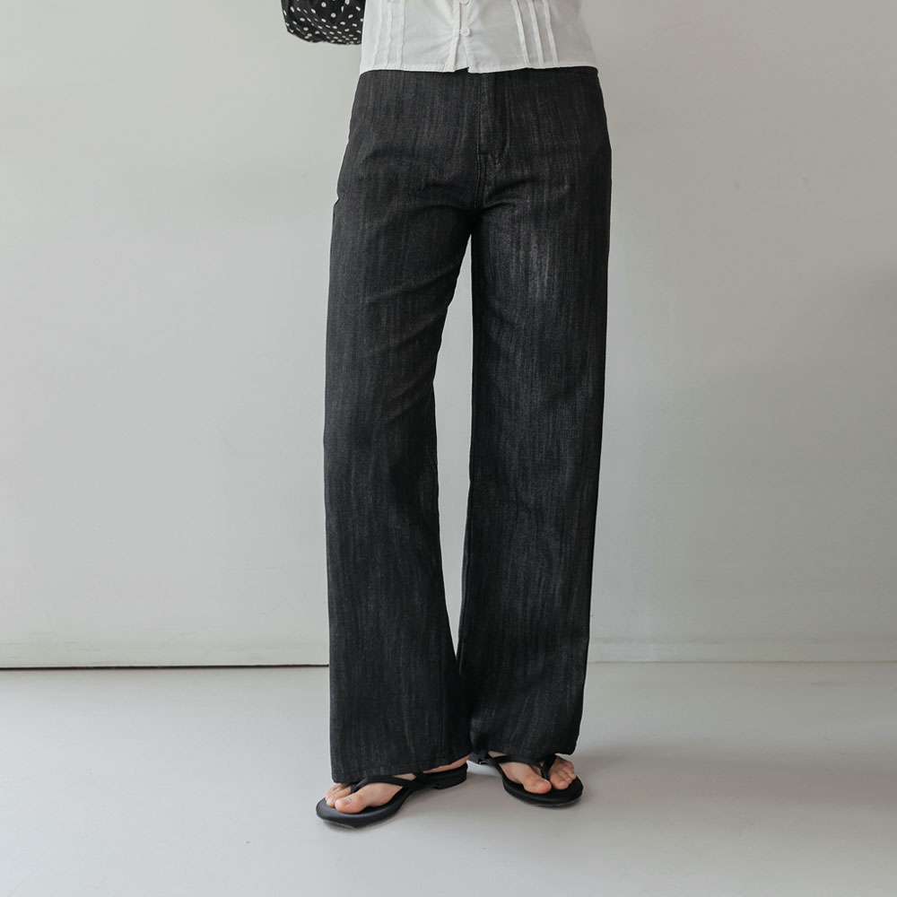 S-2XL/機長オプション リーソン ノンフェード ワイドデニムパンツ