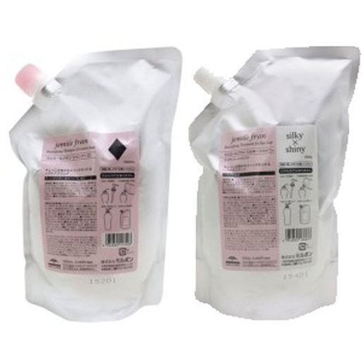 ミルボン ジェミールフラン シャンプー ダイヤ D 1000ml + トリートメント シルキーシャイニー 1000g 詰替用セット