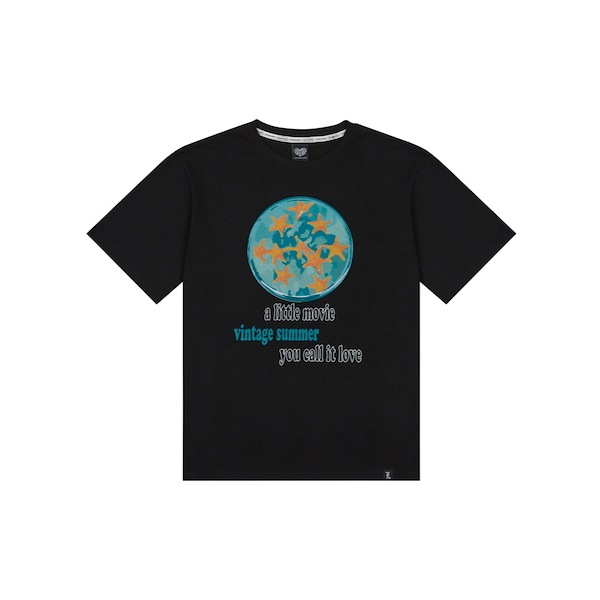 LUV IS TRUE★韓国★新作★人気★VS SEA BEADS TEE 半袖T 2色 Qoo10 LUV IS TRUE VS SEA BEADS TEE 無地