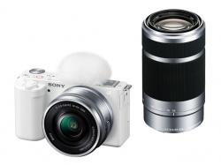 【新品/在庫あり】SONY VLOGCAM ZV-E10Y ダブルズームレンズキット ホワイト レンズ交換式Vlogカメラ ソニー