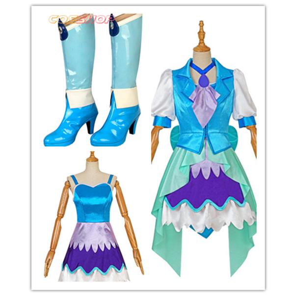 ヒーリングっど　プリキュア キュアフォンテーヌ 沢泉 ちゆ 風 コスプレ衣装 イベント 演出服 変装 二次会 COS Cosplay