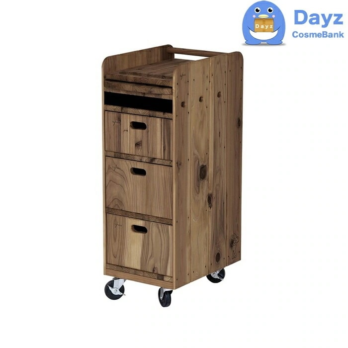 ワイエスパーク F-10 モカ　　YSパーク ナチュラルウッドワゴン　YS PARK サロン ワゴン　　キャンセル返品不可商品