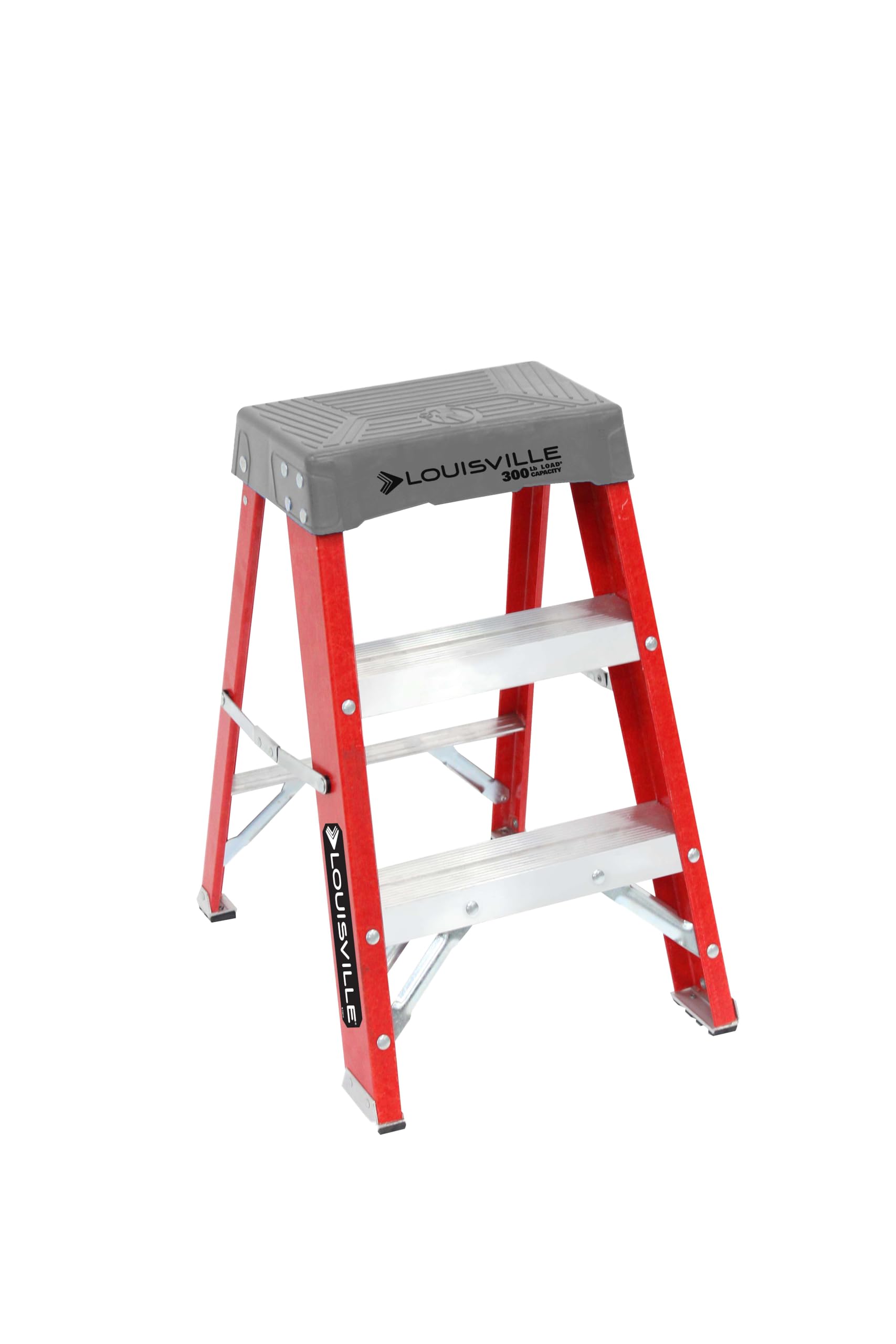 Louisville Ladder 300ポンド使用定格 グラスファイバーはしご 2 Feet オレンジ FS1502 1