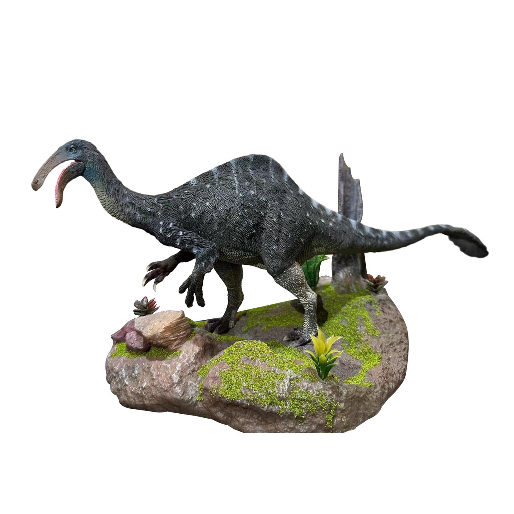 GRHC 1/35 サイズ デイノケイルス 35cm級 台座付き 白亜紀 オルニトミモサウルス類 塗装済 恐竜 フィギュア リアル 模型 プラモデル おもちゃ 模型
