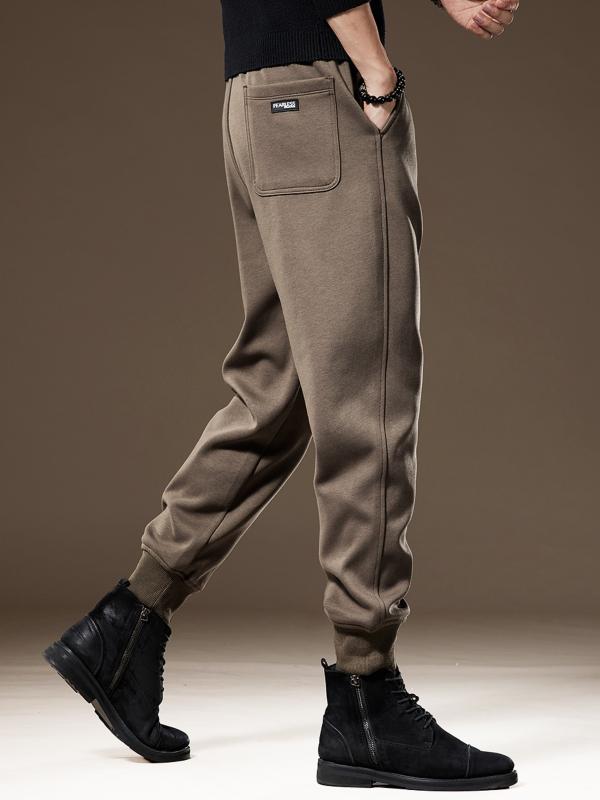 秋冬 コーデ メンズ 服 シンプル ファッション オシャレ 大人 かっこいい 大きいサイズ ストリート 紳士服 伸縮性 ストレッチ ストレッチ ウエスト カジュアル パンツ ハイエンド アメリカン レ