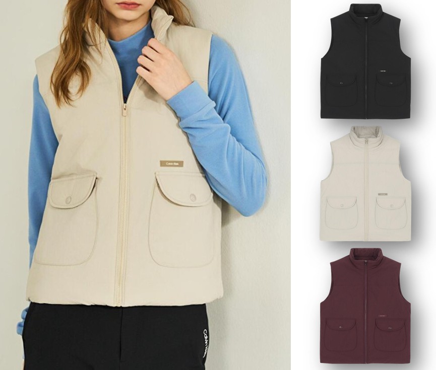 Womens Woven Padded Vest