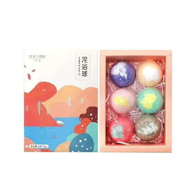 バスソルトフットバスボールエッセンシャルオイルバブルバスフットA 足湯セット