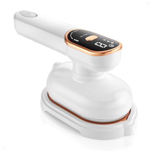 スチームアイロン アイロン ハンディ 衣類スチーマー 【折り畳み式 ドライアイロン機能付き】 ハンガーにかけたまま 時短 シワ伸ばし 3段階スチーム ハンガースチーマー 1000W ハイパワー 105