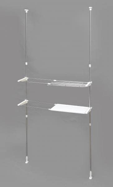 アイリスオーヤマ 突張りステンレスランドリーラック LRT-27S 4,930円