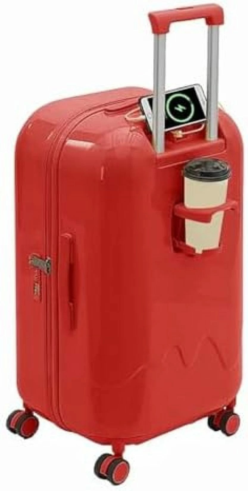 スーツケース 機内持ち込み スーツケース子供用 キャリーバッグ キャリーケース TSAロック USBポート 折りたたみカップホルダー 7～9泊 大容量 軽量 静音 かわいい おしゃれ 耐衝撃 360度