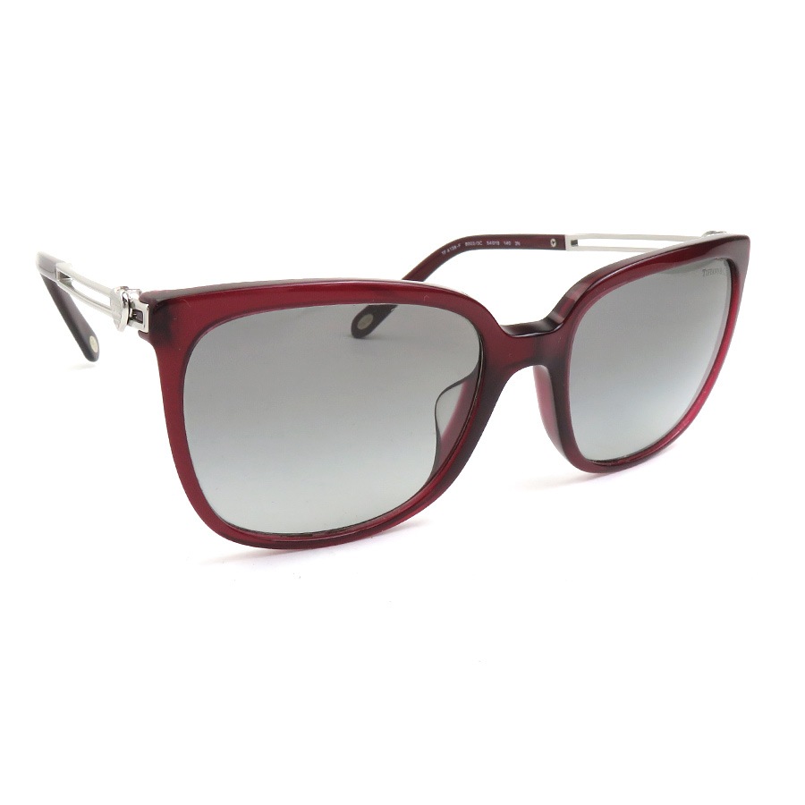 ティファニー TIFFANY&Co. サングラス プラスチック レッド系 ユニセックス 55831g