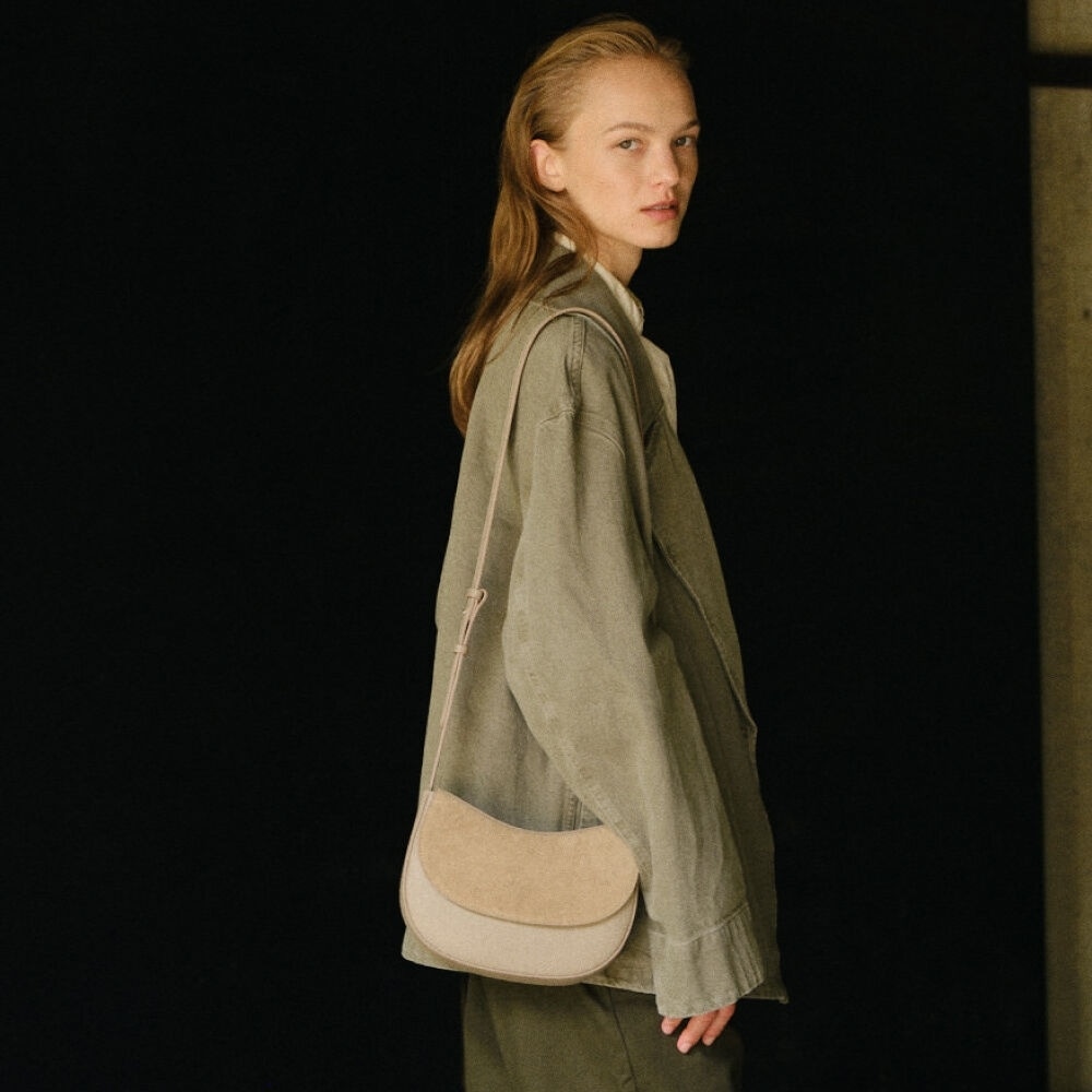 LowSeoul ミニピーナッツバッグスエードトープコンビ