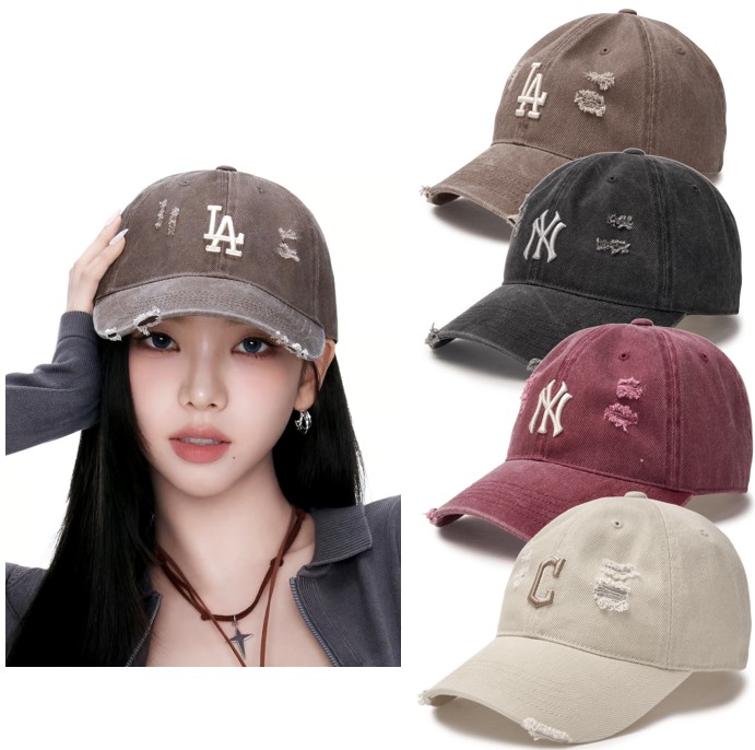 [ KARINA 着用 ] DAMAGE WASHING BALL CAP