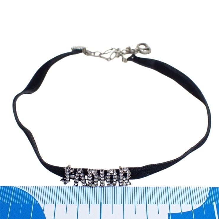 ネックレス JADIOR ジャディオール チョーカー メタル ベルベット N0681ADRCY シルバー金具 シルバー ブラック ジュエリー ブランド 小物 ラグジュアリー【本物保証】