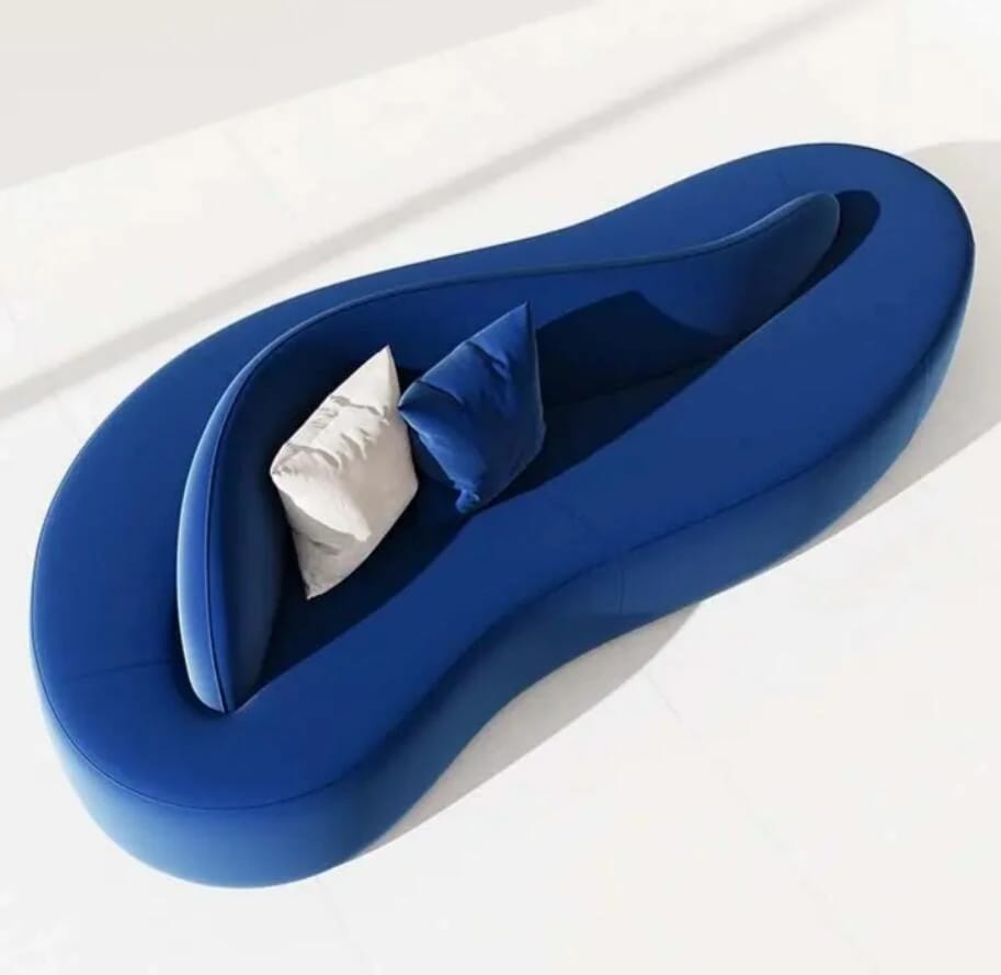 モダンクリエイティブデザインリビングルームソファカーブベルベットソファホテルのロビー家具用　ラウンドアークソファ休憩エリア受付洋服店医療美容サロンロビーオフィス応接ソファ