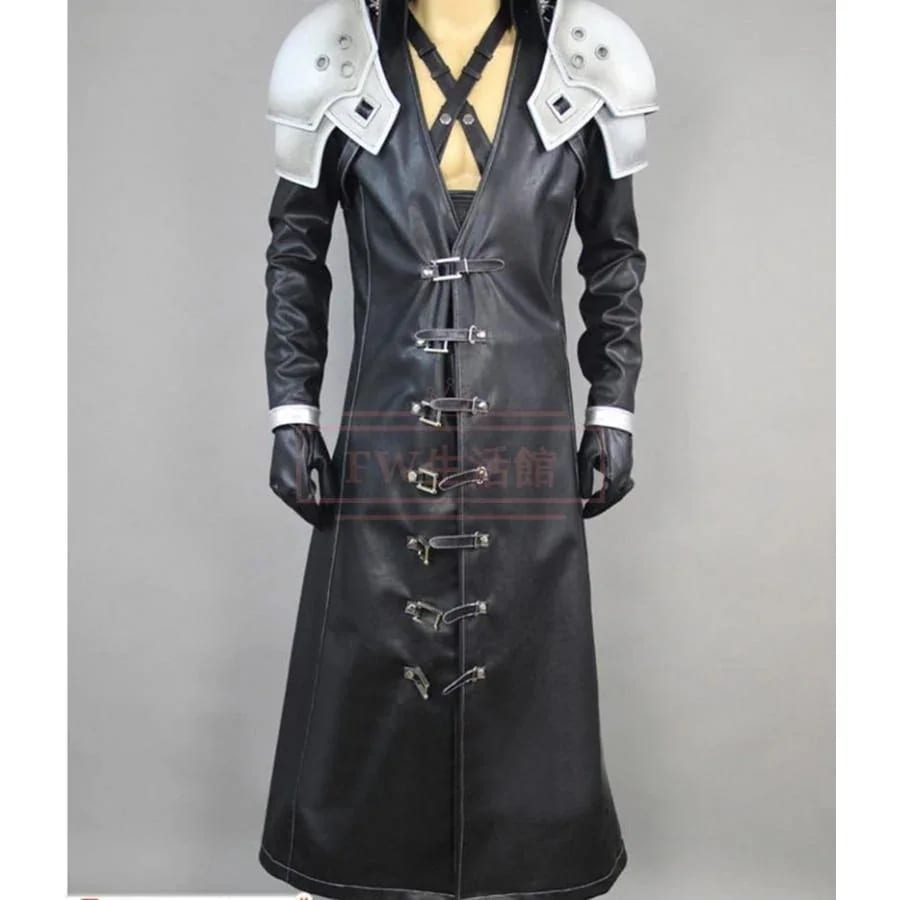 ファイナルファンタジー FF7 風 セフィロス コスプレ衣装 ウィッグ 靴コスチューム 演出服 アニメ ゲーム ハロウィン ロールプレイ 変装