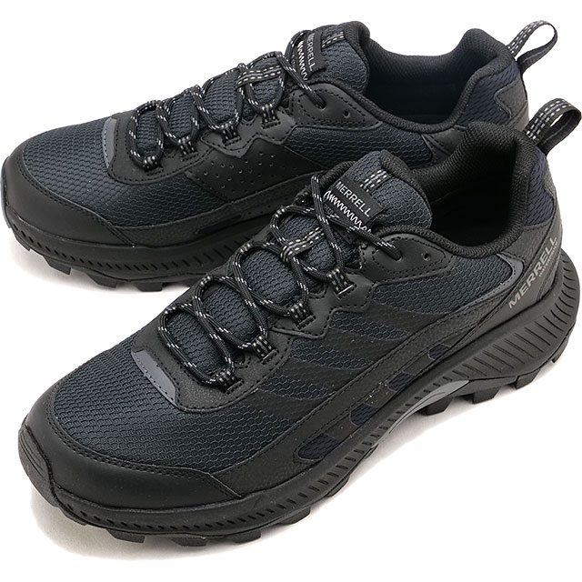 スニーカー スピードストライク2 ウォータープルーフ [J037841] M SPEED STRIKE 2 WATERPROOF メンズ 靴 トレッキングシューズ ライトハイキング 防水 BLACK
