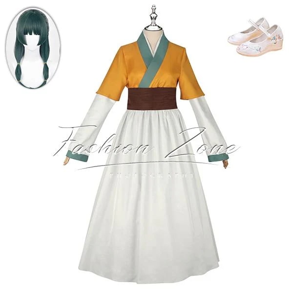 最安値に挑戦薬屋のひとりごと 風 猫猫 マオマオ 宮女服 コスプレ衣装 ウィッグ ハロウィン 演出服 変装