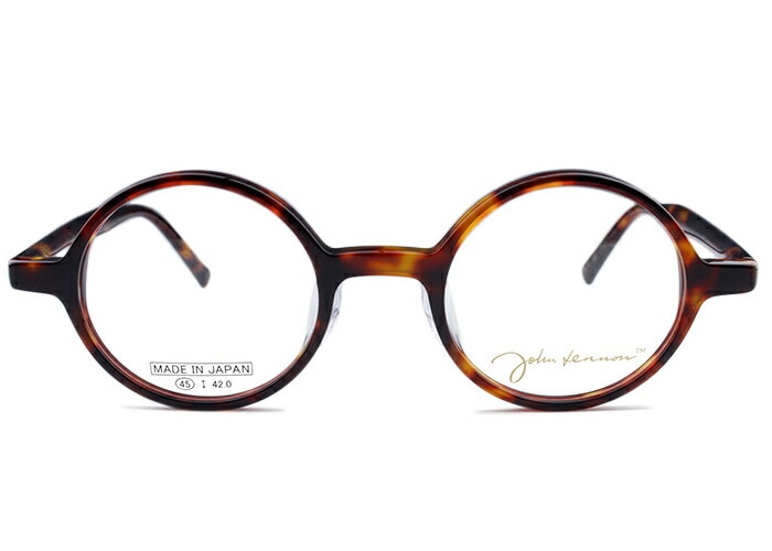 メガネ ジョンレノン jl-6016 c.63 ブラウンデミ 伊達 丸 ラウンド メガネ めがね 眼鏡 度付き メンズ レディース