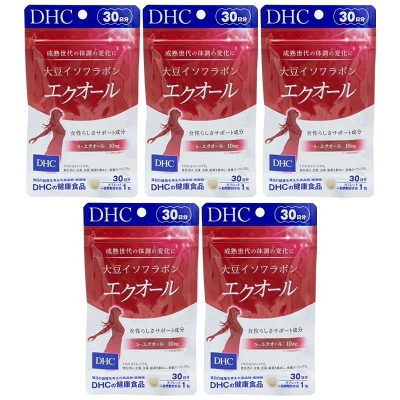 [5個セット] 大豆イソフラボン エクオール 30日分 30粒 サプリメント
