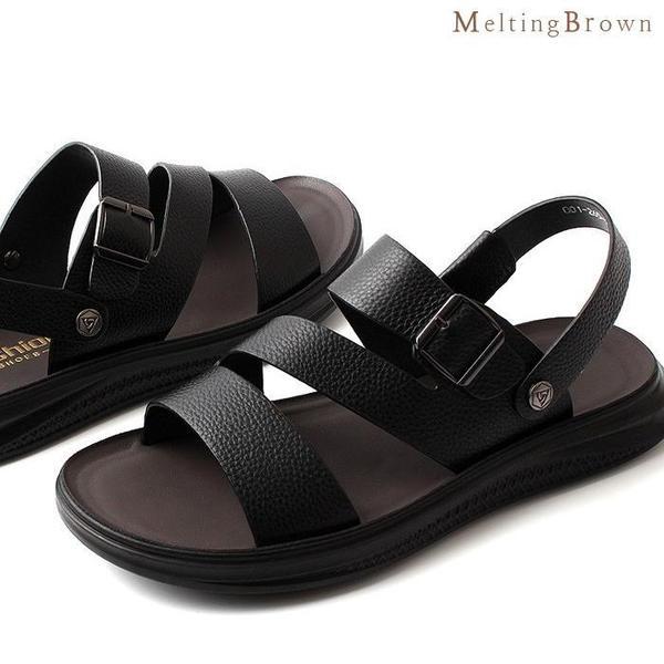 メンズレザーサンダル メンズ夏サンダル AX23