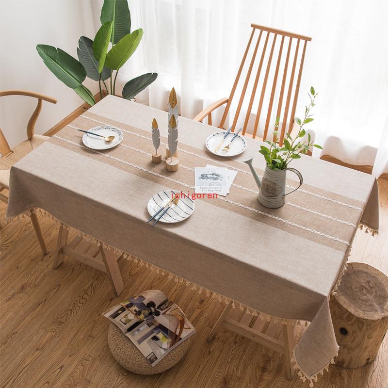 テーブルクロス 撥水 北欧 シンプル おしゃれ 高級感 テーブル ずれにくい 洗える クロス テーブルマット 140*180CM 140*200CM タッセル