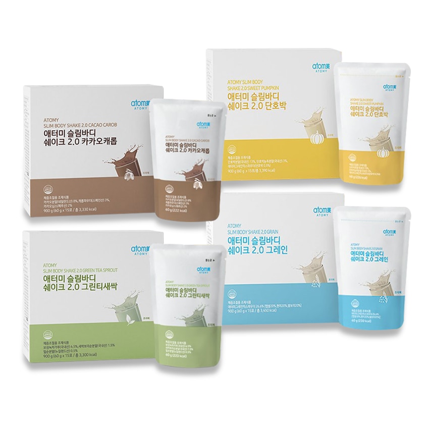 スリムボディシェイク 2.0 60ｇX15パウチ 全4種類 ダイエットシェイク