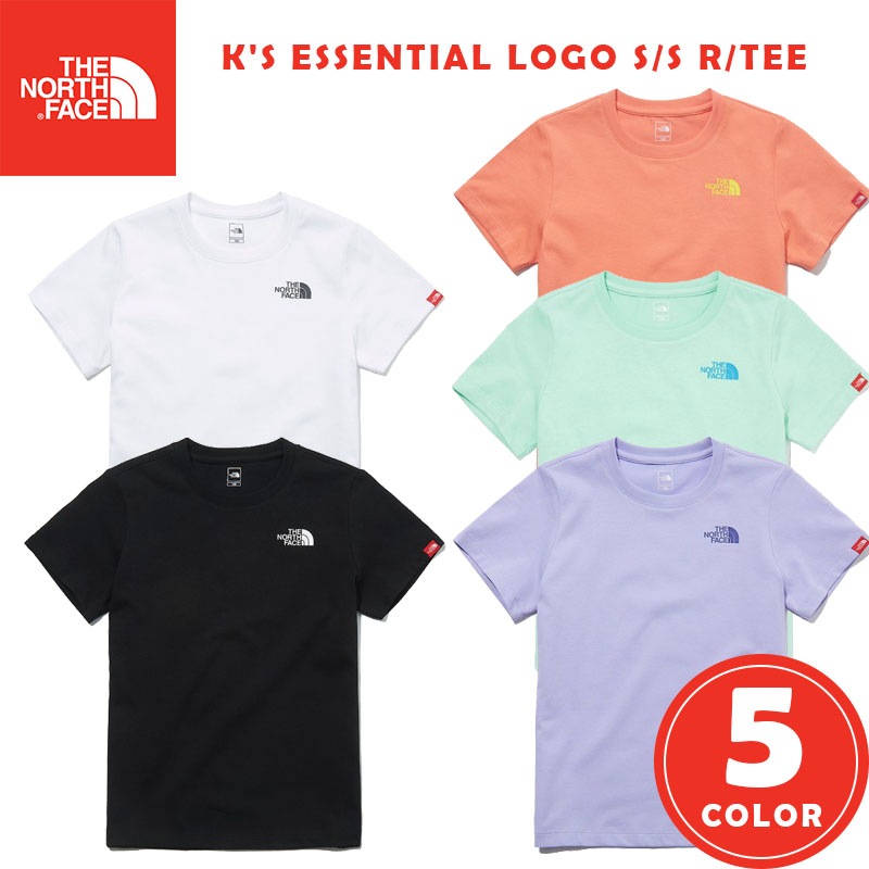 大人OK関税負担なし韓国正規品保証 NT7UM02S KS ESSENTIAL LOGO S/S R/TEEデイリー 基本 着装 男子 女子 人気 韓国 ファッション 男女共用 アウトドア