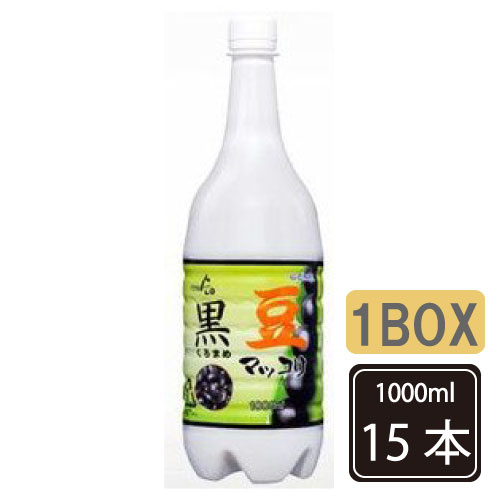 GOSEI醇 黒豆マッコリ 1000ml 1BOX-15本入　　マッコリ お酒 米酒 発酵酒 伝統酒 韓国酒 韓国お酒 韓国食品/キムチ/チヂミ/お酒/韓国お酒/韓国マッコリ/韓国食材/ドリンク
