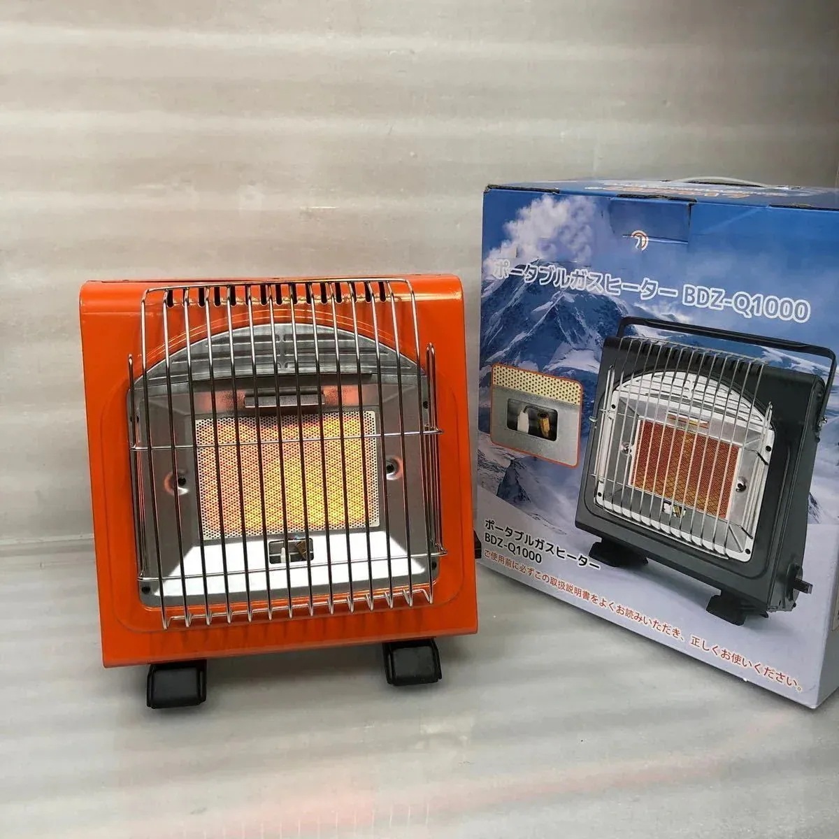 防災グ 1.7kw ポータブル ブタンガス 電源不要 ストーブ 2色 新品ボンベ式 ガスヒーター アウトドアヒーター 1台2役 屋外暖房ストーブ ポータブルヒーター カセットガスストーブ キャンプヒー 5,380円