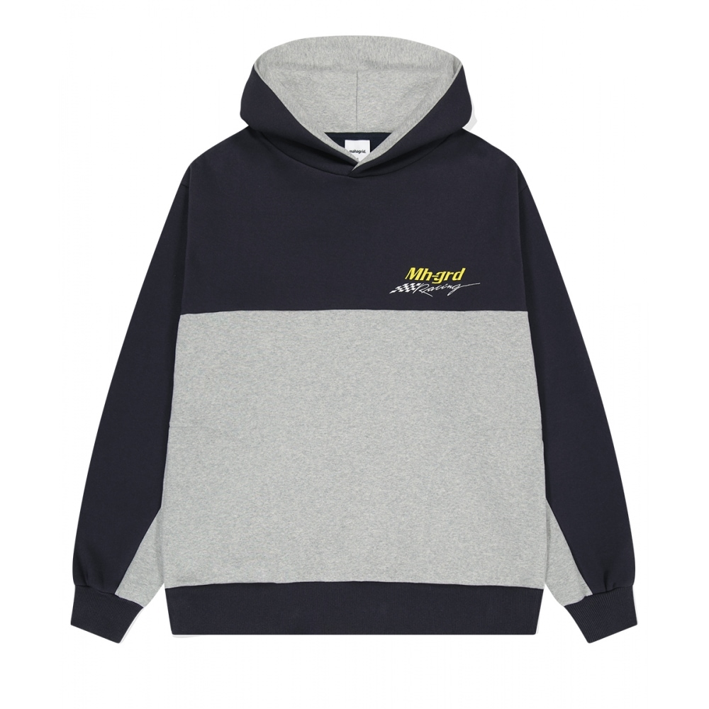 マハグリッドカラーブロックレーシングパーカーネイビー (MG2DFMM428A) 10,647円