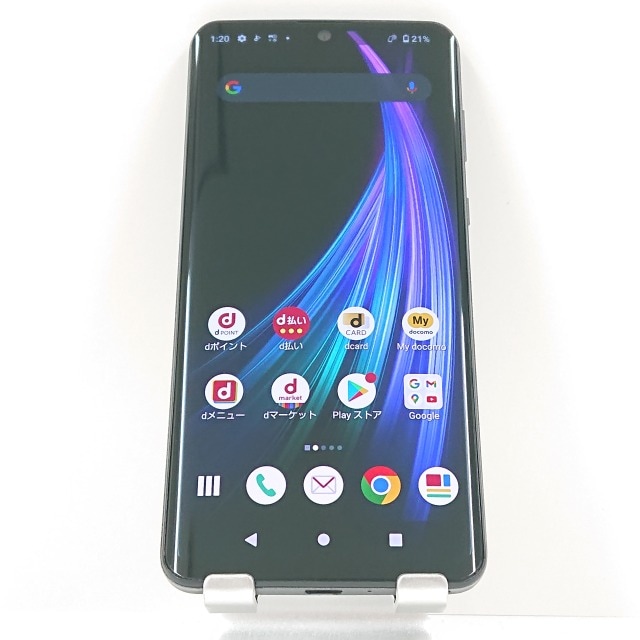 AQUOS zero2 SH-01M ドコモ アストロブラック 送料無料 本体 c08222 【中古】