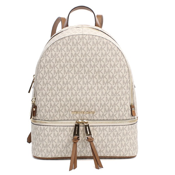 リュック RHEA ZIP MKシグネチャー 30S7GEZB1B VANILLA ホワイト