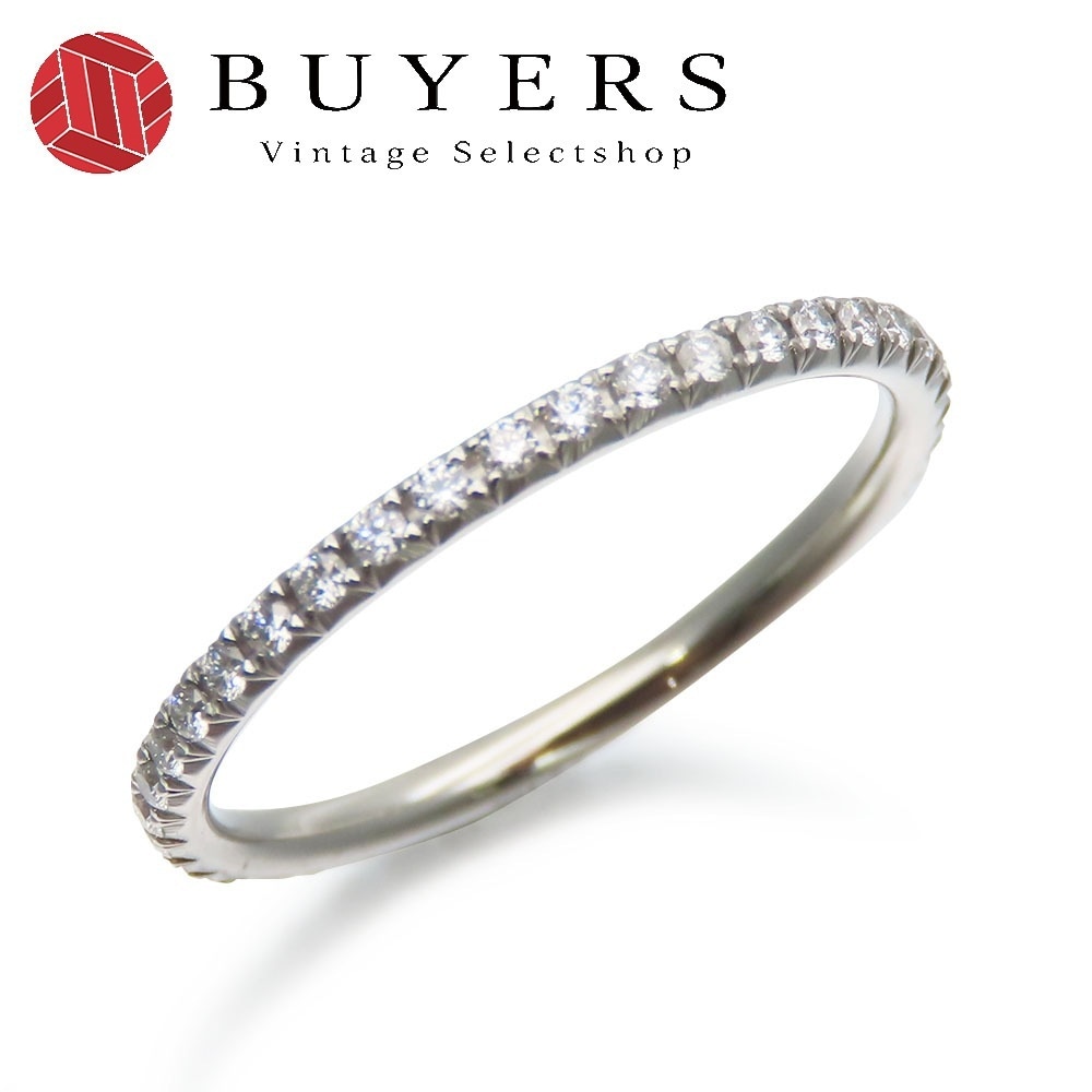 中古 リング・指輪 メトロ フルエタニティ Pt950 ダイヤモンド 約1.4g プラチナ ジュエリー おしゃれ レディース 女性