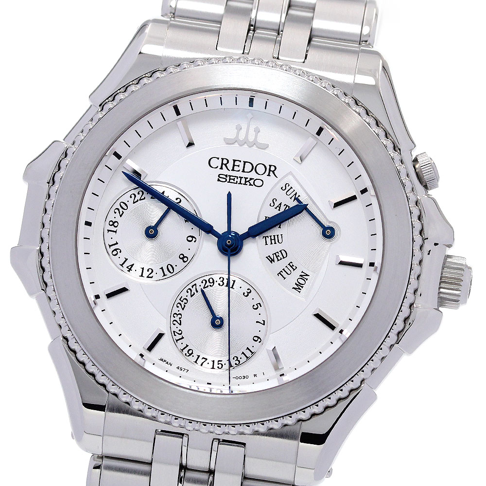 セイコー SEIKO GCBG997/4S77-0A20 クレドール パシフィーク デイデイト 自動巻き ボーイズ 美品 _839606【中古】