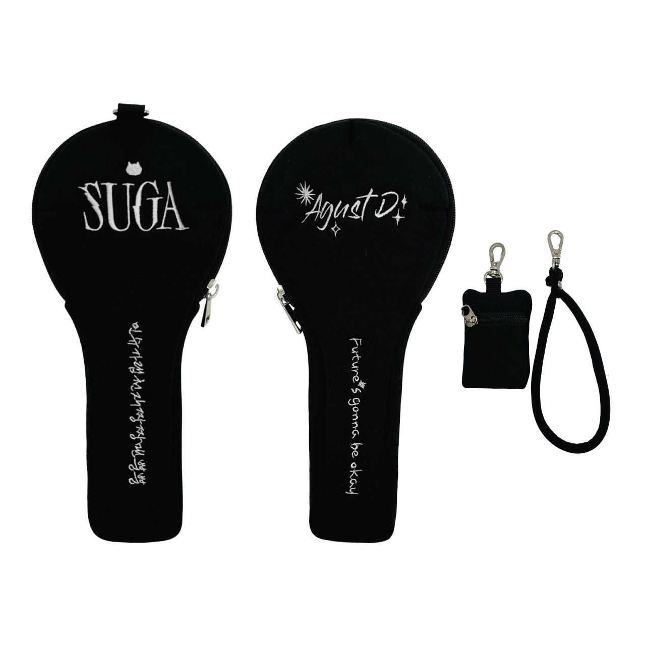 【予約】アミボム専用！完全オリジナルデザインペンライトポーチ SUGA ver. (BTS lightstick pouch SUGA ver.)