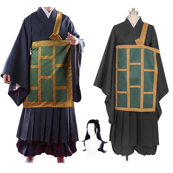 コスプレ衣装 呪術廻戦 夏油 傑（げとう すぐる）ハロウィン 変装 仮装 コスチューム ウィッグ アニメ rt012c0