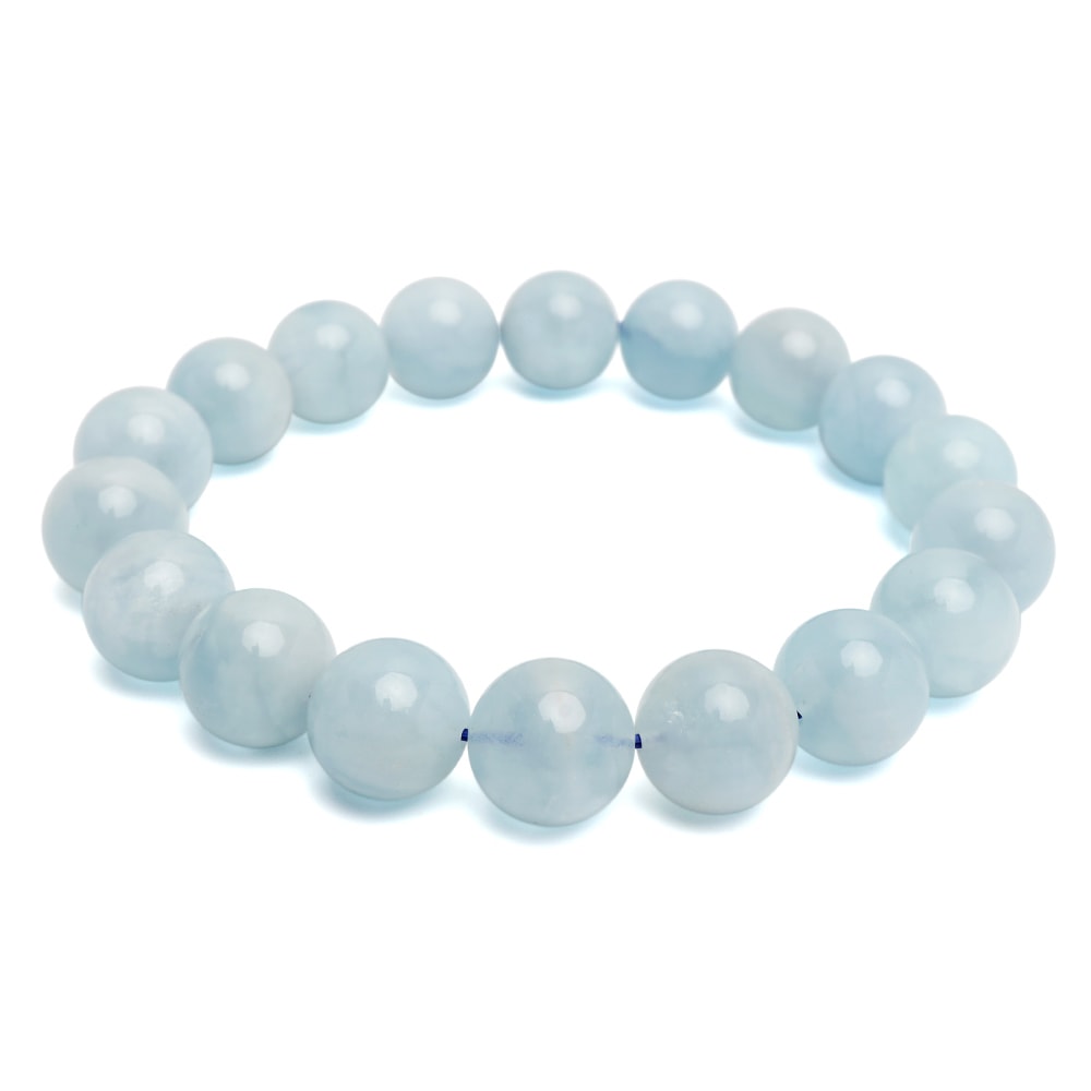 天然アクアマリンブレス 12.5mm [b862-12mm]