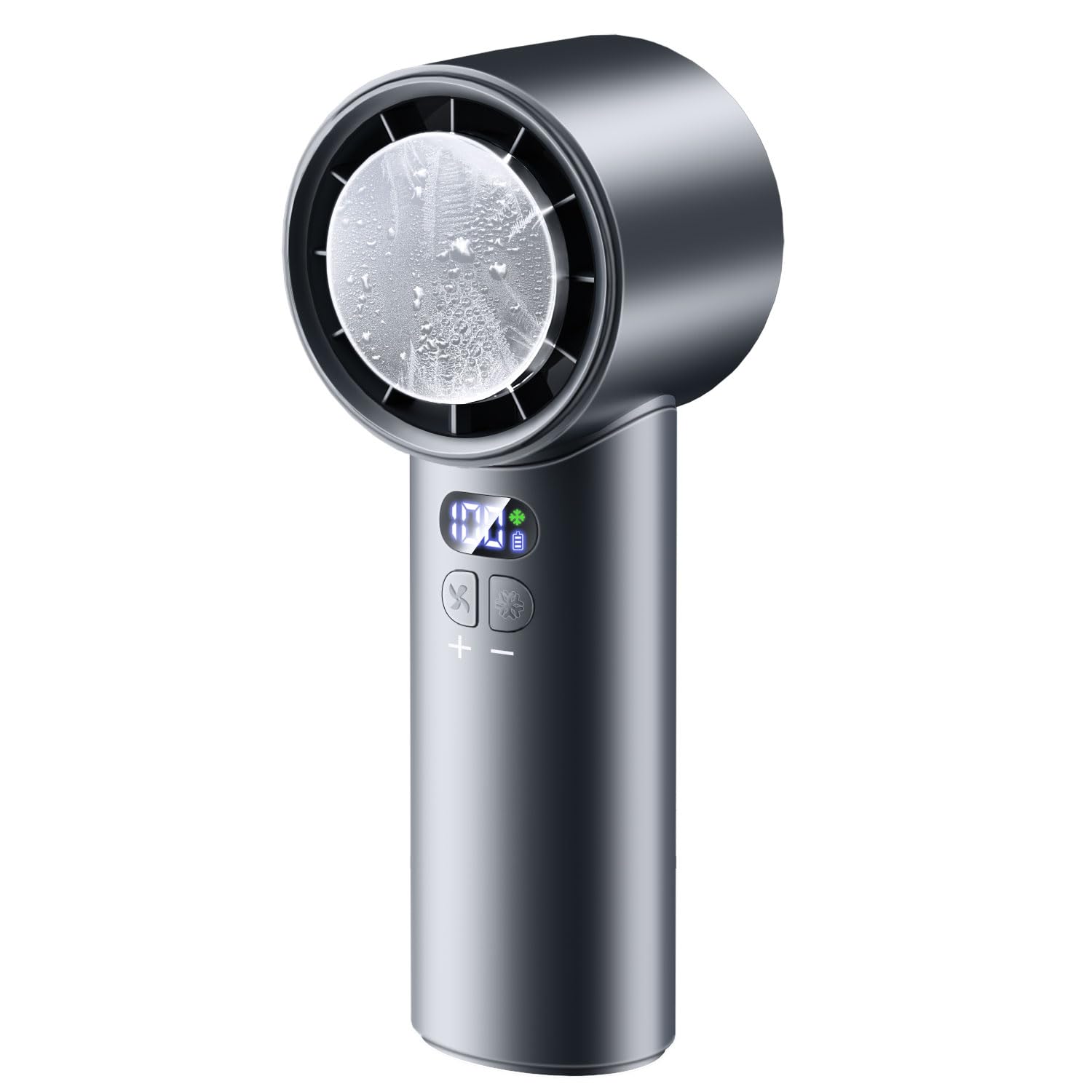 携帯扇風機 ハンディファン 【冷却プレート付き 超高速モーター】 爆風力瞬間冷感 100段階風量 手持ち扇風機 卓上扇風機 5200mah 大容量 MAX-17%冷却 6枚羽根 強風 ハンディ扇風機