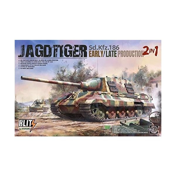 Takom Jagdtiger Early/Late Pro 並行輸入品