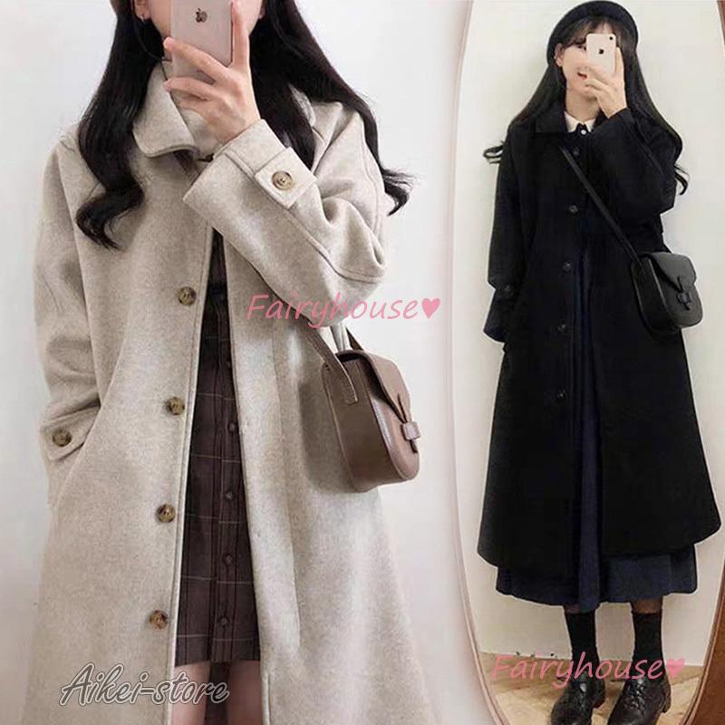 即納セ.ー.ル!ステンカラーコート レディース 秋冬 40代 黒 チェスターコート ロング丈 ラシャジャケット オーバー 韓国 アウター 通勤 オシャレ ゆったり 大人30代 50代