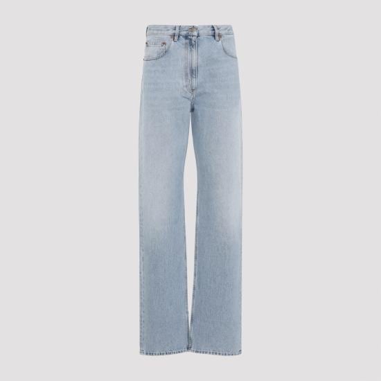 VALENTINO GARAVANI Women Denim Pants 7B0DD20T9SF 508 DENIM BLU LAV CHIARO