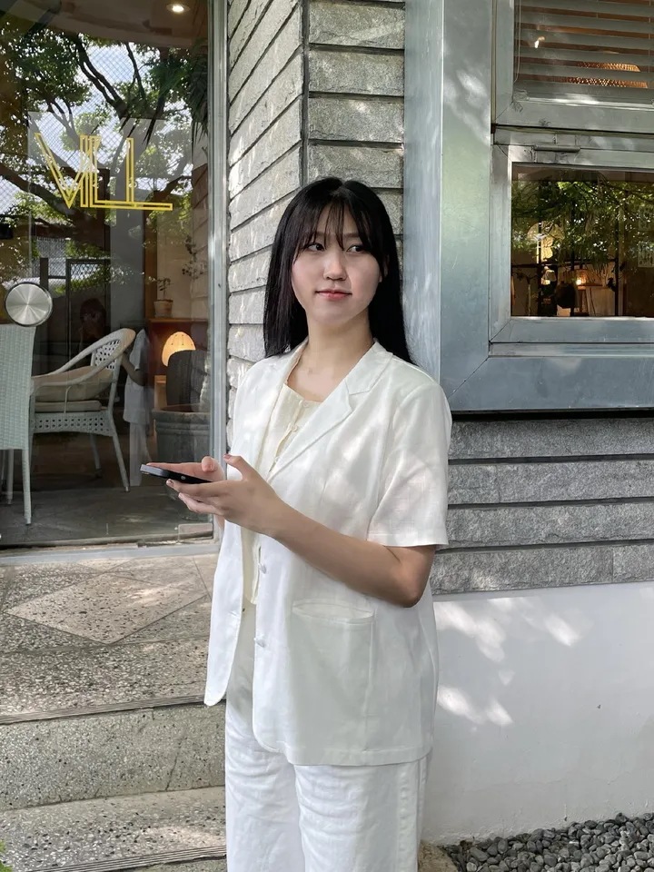 [하객룩/데이트룩/데일리룩] 린넨자켓 반팔자켓 버튼포켓반팔 린넨 하객룩 데이트룩 루즈