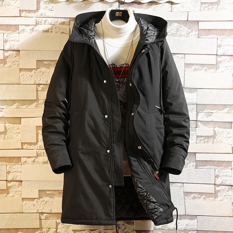 新品 大人気 メンズ ジャケット ロングコート 厚手 フード付き 冬アウター ダウンジャケット 秋 冬 冬服 中綿コート ロング丈