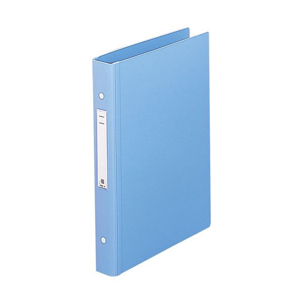 （まとめ）リヒトラブメディカルサポートブック・スタンダード A4タテ 30穴 280枚収容 ブルー HB678-1 1冊 (×5セット)