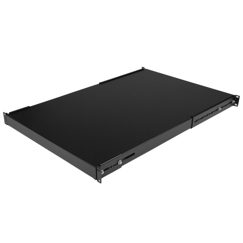 StarTech.com [ADJSHELFHD] サーバーラック棚板/1U/耐荷重150kg/奥行き700mm/取付奥行き495974mm/19インチラック対応/AVデータネットワーク機器収納