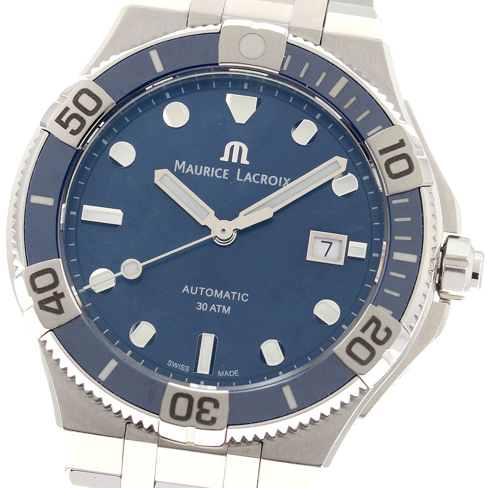 モーリスラクロア MAURICE LACROIX AI6058-SS002-430-2 アイコン ベンチュラー デイト 自動巻き メンズ 美品 _935487【中古】