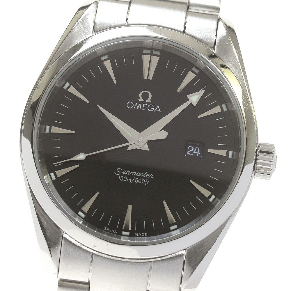 オメガ OMEGA 2517.50 シーマスター アクアテラ デイト クォーツ メンズ _837523【中古】