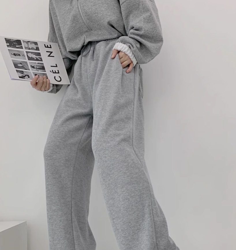 ボトムス デート モテアイテム スウェットパンツ フルレングス コットン 大人可愛い きれいめ 上品 おしゃれ かっこいい 大人可愛い ラブリー キュート ガーリー クール モード系 セクシー